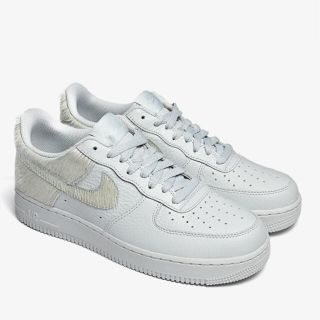 ナイキ(NIKE)のナイキ Air Force1 ポニーヘアー フォトン ダスト/ホワイト(スニーカー)