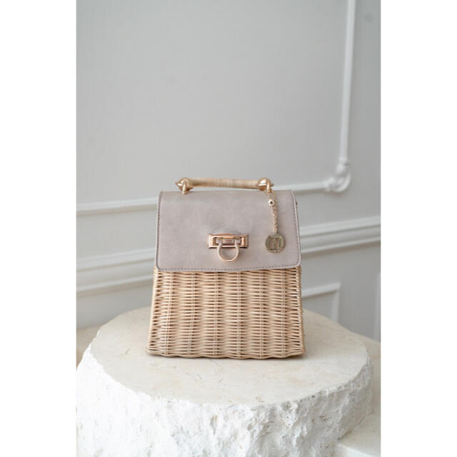 herlipto Vegan Leather-Trimmed Mini Tote - トートバッグ