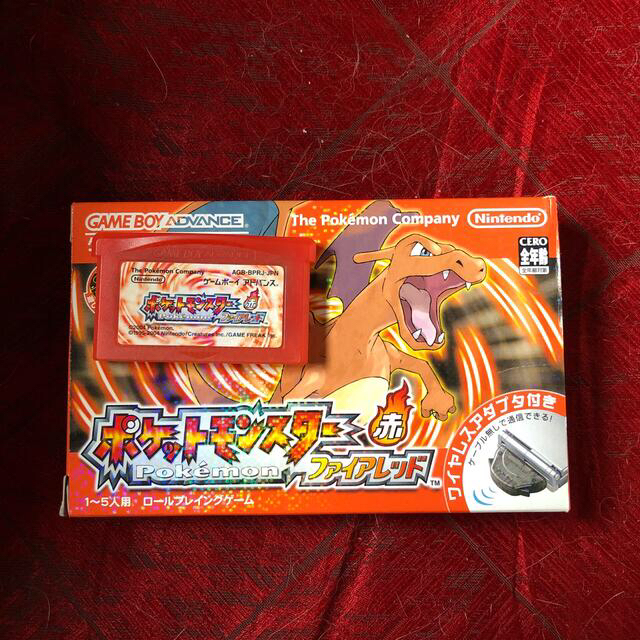 お買得!】 北米版 ポケモン ゲームボーイアドバンス ファイアレッド