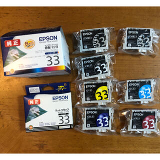 エプソン(EPSON)のエプソン 純正 インクカートリッジ イルカ IC8CL33 6色7本(PC周辺機器)