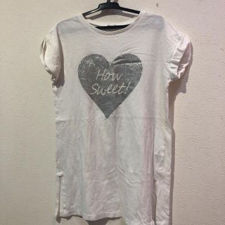 ジーユー(GU)のTシャツワンピース　140(ワンピース)