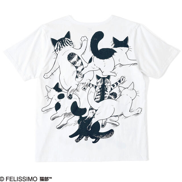 FELISSIMO(フェリシモ)のフェリシモ 山野りんりんさん ドドン猫T M✨ レディースのトップス(Tシャツ(半袖/袖なし))の商品写真
