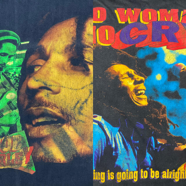 Bob Marley vintage rap t-shirtメンズ