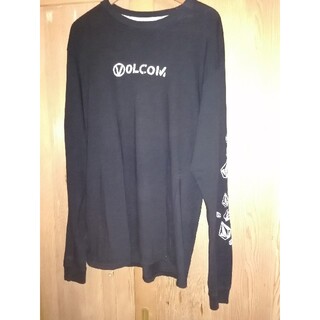 ボルコム(volcom)のVOLCOM　カットソー　Lサイズ　ブラック(Tシャツ/カットソー(七分/長袖))