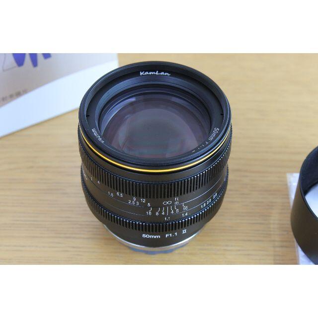 【実用品】KAMLAN 50mm F1.1 II（富士フイルム Xマウント）