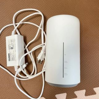 ファーウェイ(HUAWEI)のwimax Speed Wi-Fi HOME L02 ホワイト UQ au(PC周辺機器)