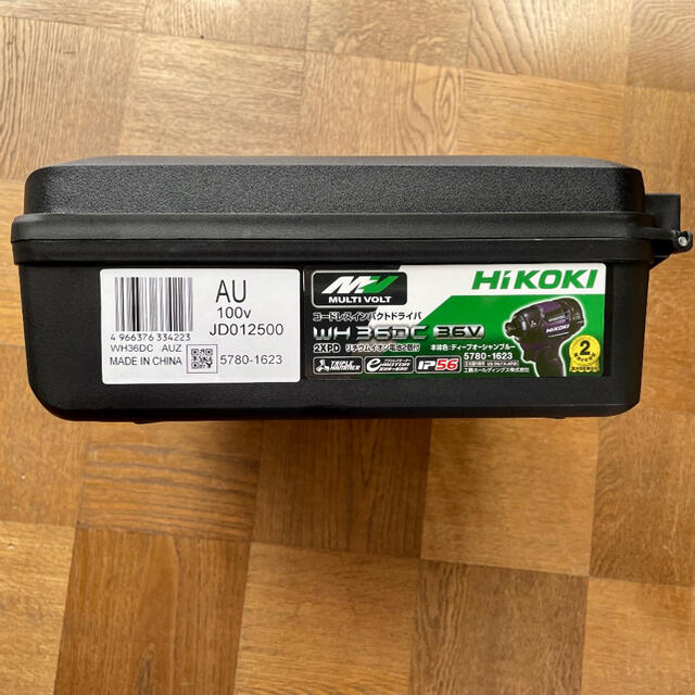 日立(ヒタチ)のHiKOKI コードレスインパクトドライバWH36DC 36V 2XPG スポーツ/アウトドアの自転車(工具/メンテナンス)の商品写真