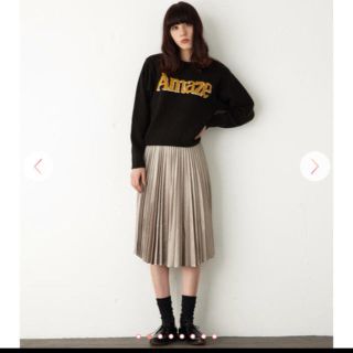 マウジー(moussy)のmoussy  プリーツスカート(ひざ丈スカート)