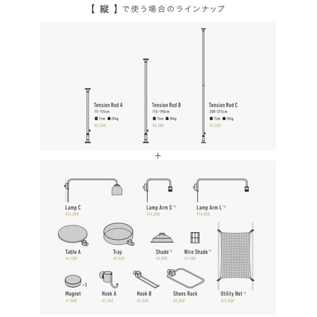 JOURNAL STANDARD(ジャーナルスタンダード)のジャーナルファーニチャー購入DRAW ALINE 015HOOK B×3点美品 インテリア/住まい/日用品の収納家具(棚/ラック/タンス)の商品写真