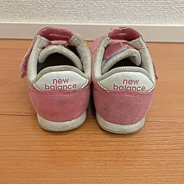 New Balance(ニューバランス)のニューバランス　スニーカー　14cm 長靴　ピンク　幼児　靴　キッズ　子供 キッズ/ベビー/マタニティのベビー靴/シューズ(~14cm)(スニーカー)の商品写真