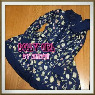 ドーリーガールバイアナスイ(DOLLY GIRL BY ANNA SUI)のドーリーガール♡長袖ワンピース(ひざ丈ワンピース)