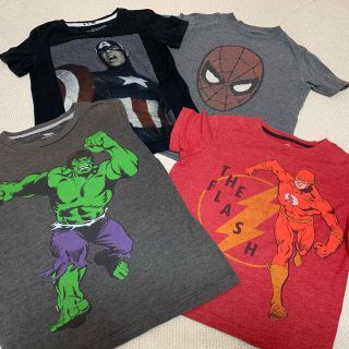 オールドネイビー(Old Navy)のアメコミ（マーベル、DC ）Tシャツ　４枚セット　XS(Tシャツ/カットソー)