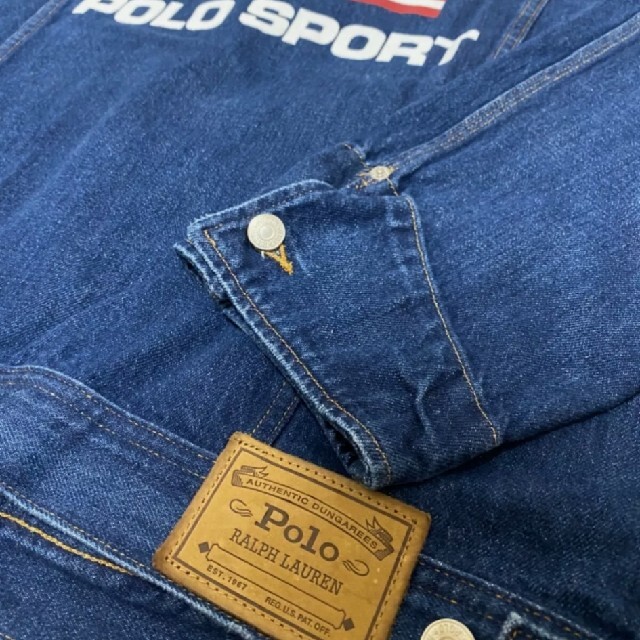 POLO RALPH LAUREN(ポロラルフローレン)のBTSジョングク着用 POLO Sport ポロラルフローレン デニムジャケット メンズのジャケット/アウター(Gジャン/デニムジャケット)の商品写真