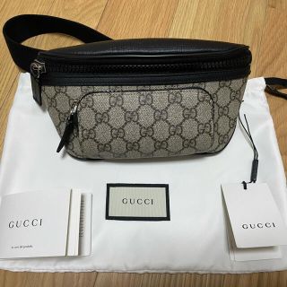 グッチ(Gucci)の【美品】GUCCI  グッチ　GGスプリーム ボディバッグ 450946(ボディーバッグ)