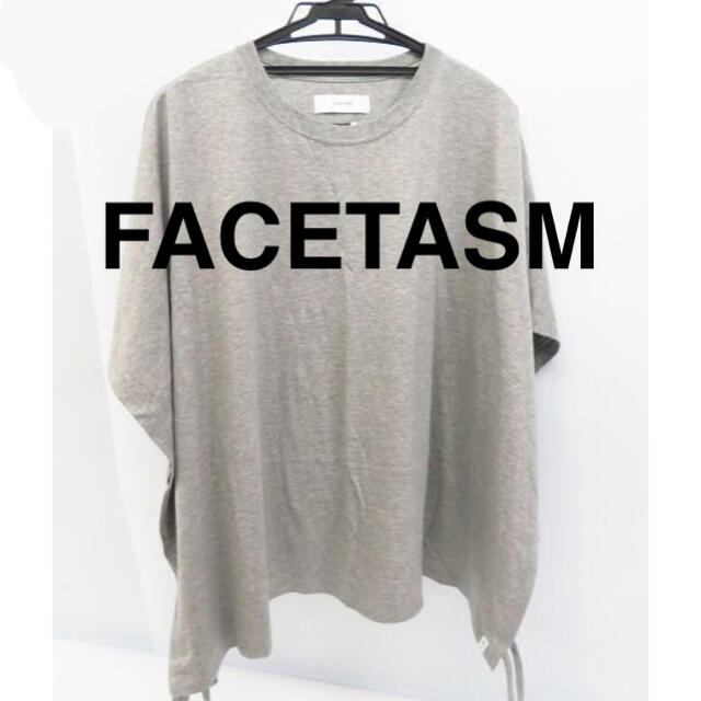 グレーサイズ表記FACETASM/ファセッタズム  ポンチョ カットソー  Tシャツ