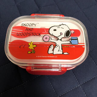 スヌーピー(SNOOPY)のランチボックス　スヌーピー　レッド　お弁当箱(弁当用品)