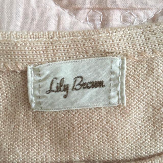 Lily Brown(リリーブラウン)のお値下げ！Lily Brown レース切り替えニット レディースのトップス(ニット/セーター)の商品写真