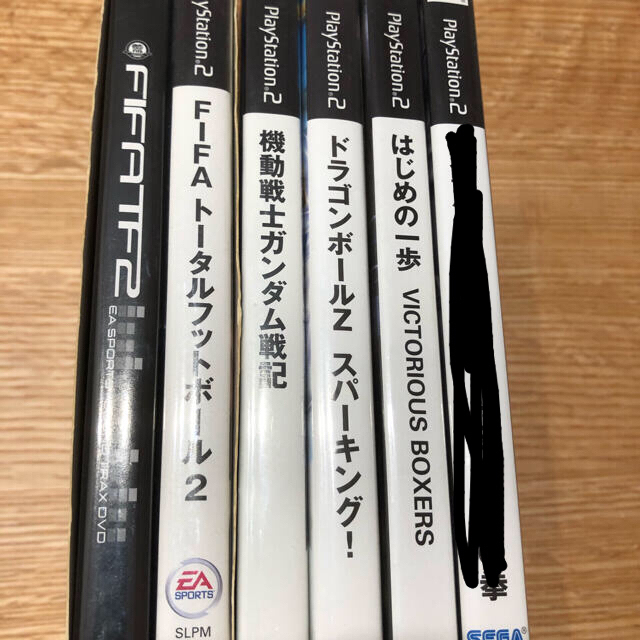 PlayStation2(プレイステーション2)のPS2ソフト　4本セット＋ エンタメ/ホビーのゲームソフト/ゲーム機本体(家庭用ゲームソフト)の商品写真