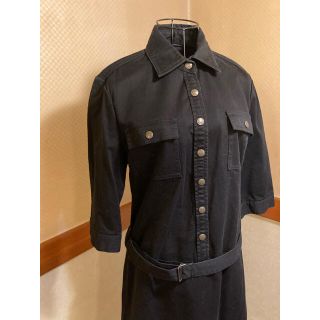 ラルフローレン(Ralph Lauren)のポロジーンズ　ブラックデニムワンピース(ひざ丈ワンピース)