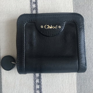 クロエ(Chloe)のChloe 二つ折り財布 ブラック(財布)