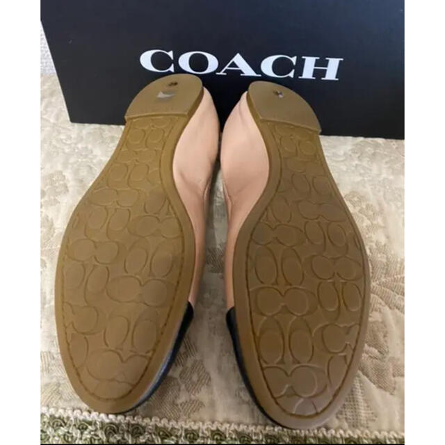 COACH(コーチ)の新品　coach 4万　フラット　レザー　パンプス　23cm レディースの靴/シューズ(ハイヒール/パンプス)の商品写真