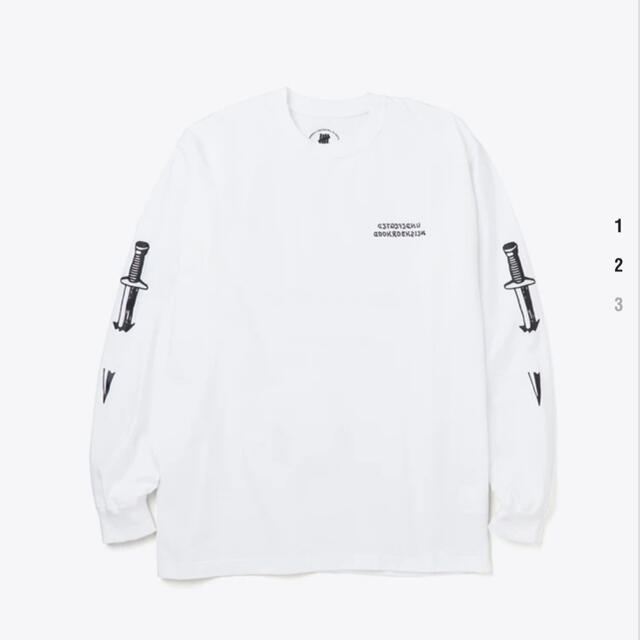 Neighborhood undefeated ロンTシャツ ホワイト Lサイズ - Tシャツ