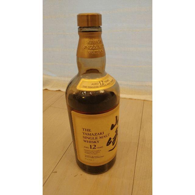 【開栓済・格安】サントリー☆山崎12年 モルト ウイスキー700ml瓶
