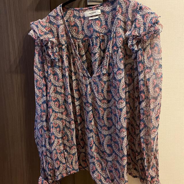 美品 イザベルマランエトワール シルク トップス 34 | mawadgroup.com