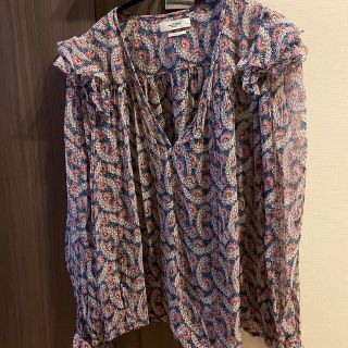 イザベルマラン(Isabel Marant)のイザベルマランエトワール　シルクシャツ34(シャツ/ブラウス(長袖/七分))