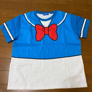 ディズニー(Disney)のディズニーランド　ドナルドTシャツ　ミッキーミニーセーラーカラー(Tシャツ(半袖/袖なし))