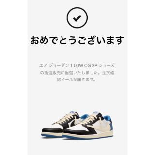 ナイキ(NIKE)のTRAVIS SCOTT×FRAGMENT NIKE AIR JORDAN 1(スニーカー)