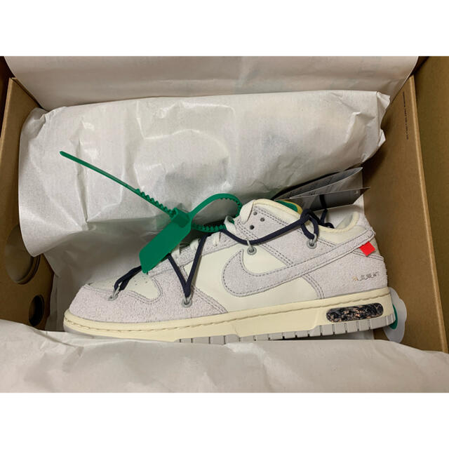 スニーカーOFF-WHITE×NIKE DUNK LOW 1OF 50 ダンク27.5cm