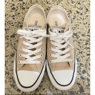 コンバース(CONVERSE)のコンバース オールスター スニーカー ベージュ 24.5cm(スニーカー)