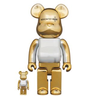 メディコムトイ(MEDICOM TOY)のBE@RBRICK TOY PLUS GOLD CHROME 100％&400％(その他)