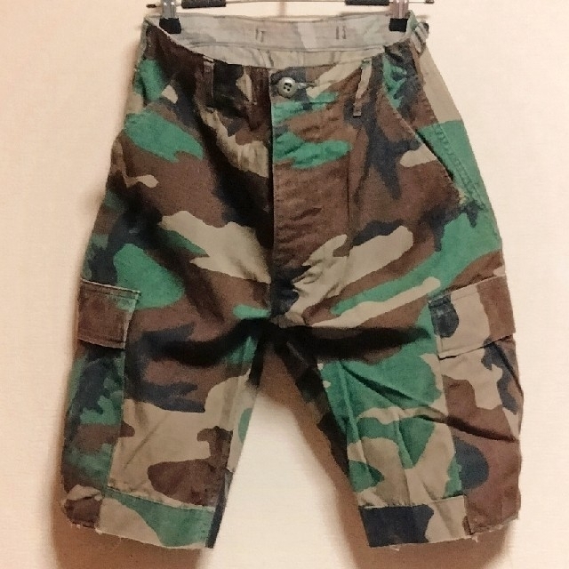 ミリタリー“U.S.ARMY/米軍”カットオフ迷彩カーゴパンツ#軍パン#送料込み メンズのパンツ(ワークパンツ/カーゴパンツ)の商品写真