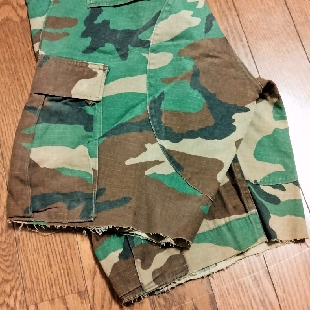 ミリタリー“U.S.ARMY/米軍”カットオフ迷彩カーゴパンツ#軍パン#送料込み メンズのパンツ(ワークパンツ/カーゴパンツ)の商品写真