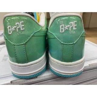 (202321)BAPE STA 希少！青ラメ 27.5cm