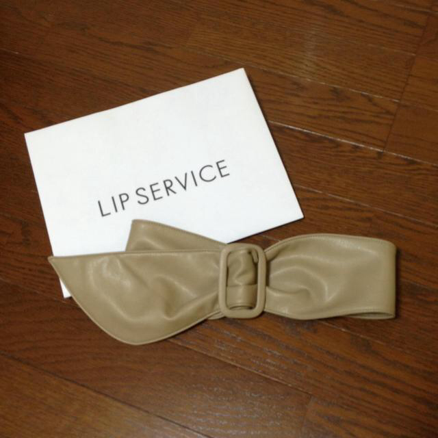 LIP SERVICE(リップサービス)のLIP SERVICE♡合皮太ベルト レディースのファッション小物(ベルト)の商品写真