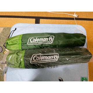 コールマン(Coleman)のColeman(コールマン) カップホルダー付きスリムチェア2点セッグリーン (テーブル/チェア)