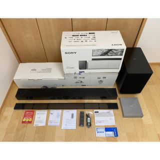 ソニー(SONY)の美品　SONY サウンドバー HT-ST5000 2023年6月まで長期保証有り(スピーカー)