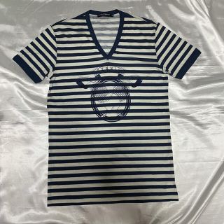 ドルチェアンドガッバーナ(DOLCE&GABBANA)のドルチェ＆ガッバーナ D&G ボーダーTシャツ　Tシャツ　テニス(Tシャツ/カットソー(半袖/袖なし))