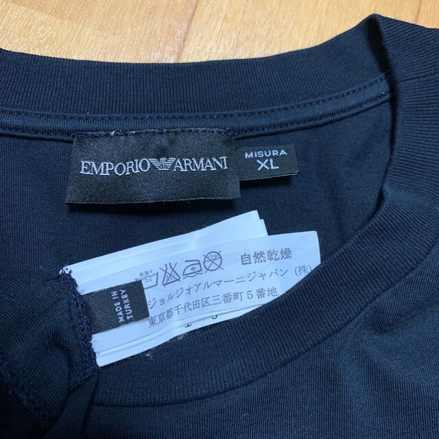 Emporio Armani(エンポリオアルマーニ)のエンポリオアルマーニ　TシャツネイビーXL メンズのトップス(Tシャツ/カットソー(半袖/袖なし))の商品写真