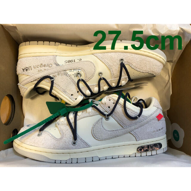 スニーカーOFF-WHITE × NIKE DUNK LOW 1 OF 50 "20"