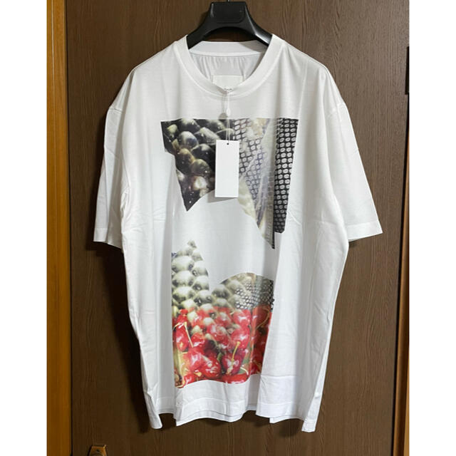 M新品 メゾン マルジェラ オーバーサイズ プリント Tシャツ 白タグ