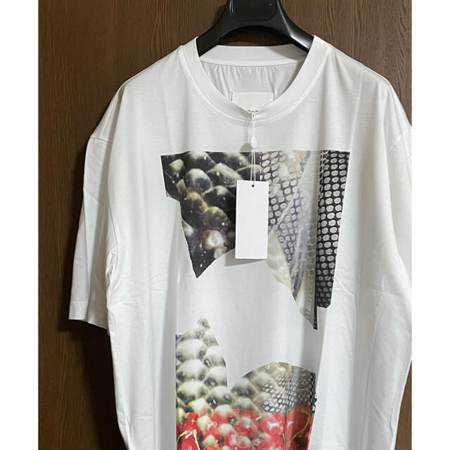 M新品 メゾン マルジェラ オーバーサイズ プリント Tシャツ 白タグ 20SS