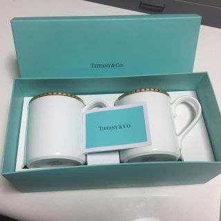 ティファニー(Tiffany & Co.)のTiffany&Co ペアマグカップ ゴールド(グラス/カップ)