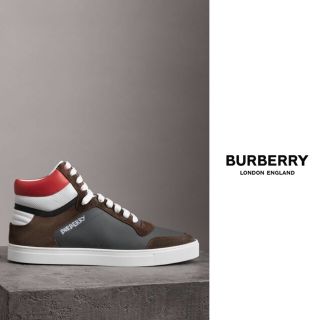 バーバリー(BURBERRY)のBURBERRY ハイカットスニーカー 41(スニーカー)