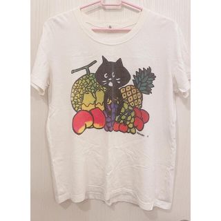 ネネット にゃー果物たくさんTシャツ(Tシャツ(半袖/袖なし))