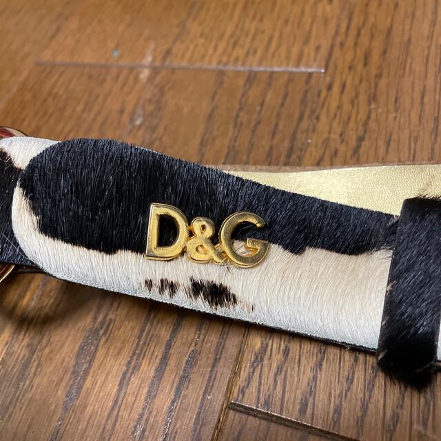 D&G(ディーアンドジー)のドルガバ D&G ベルト　牛柄 メンズのファッション小物(ベルト)の商品写真