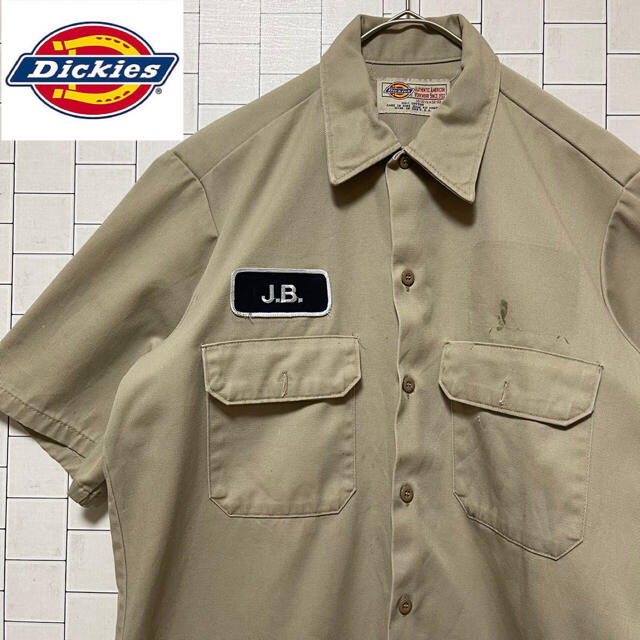 Dickies - ディッキーズ ワークシャツ ワッペンの通販 by 現在停止中｜ディッキーズならラクマ